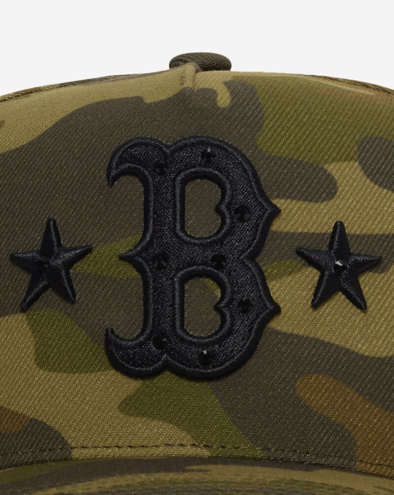 Mitchell  Ness Boston Red Sox Pro Pinch Rhinestone Snapback Hat HP17271-BRSCAMO Camo 2