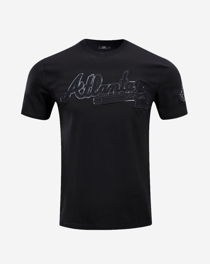 PRO STANDARD Atlanta Braves Triple Black Sj Tee LAB132536-BLK Black 1
