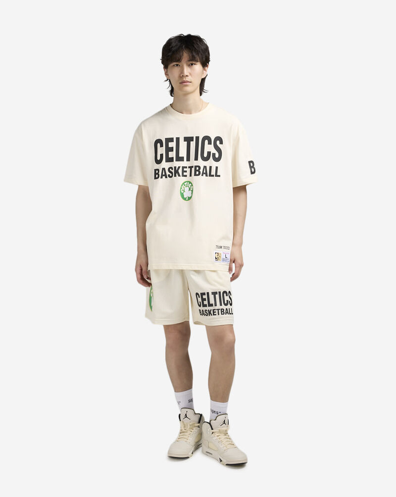 Mitchell  Ness Boston Celtics Practice Tee FC6911-BCECREA Beige 4