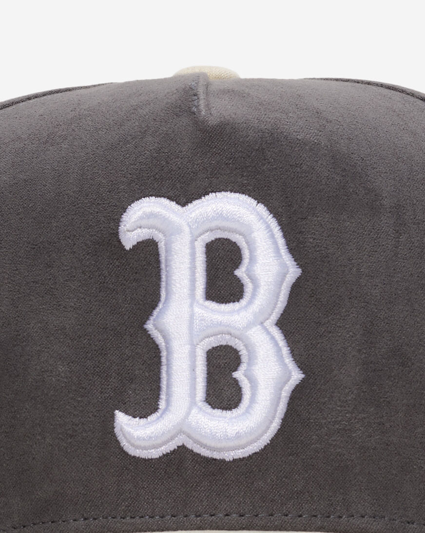 Shop Mitchell Ness Boston Red Sox Pro Pinch Suede Two Tone