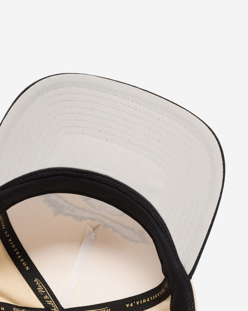 Mitchell  Ness New York Yankees Pro Pinch Distressed Eye Snapback Hat HP20450-NYYTABK Beige 4