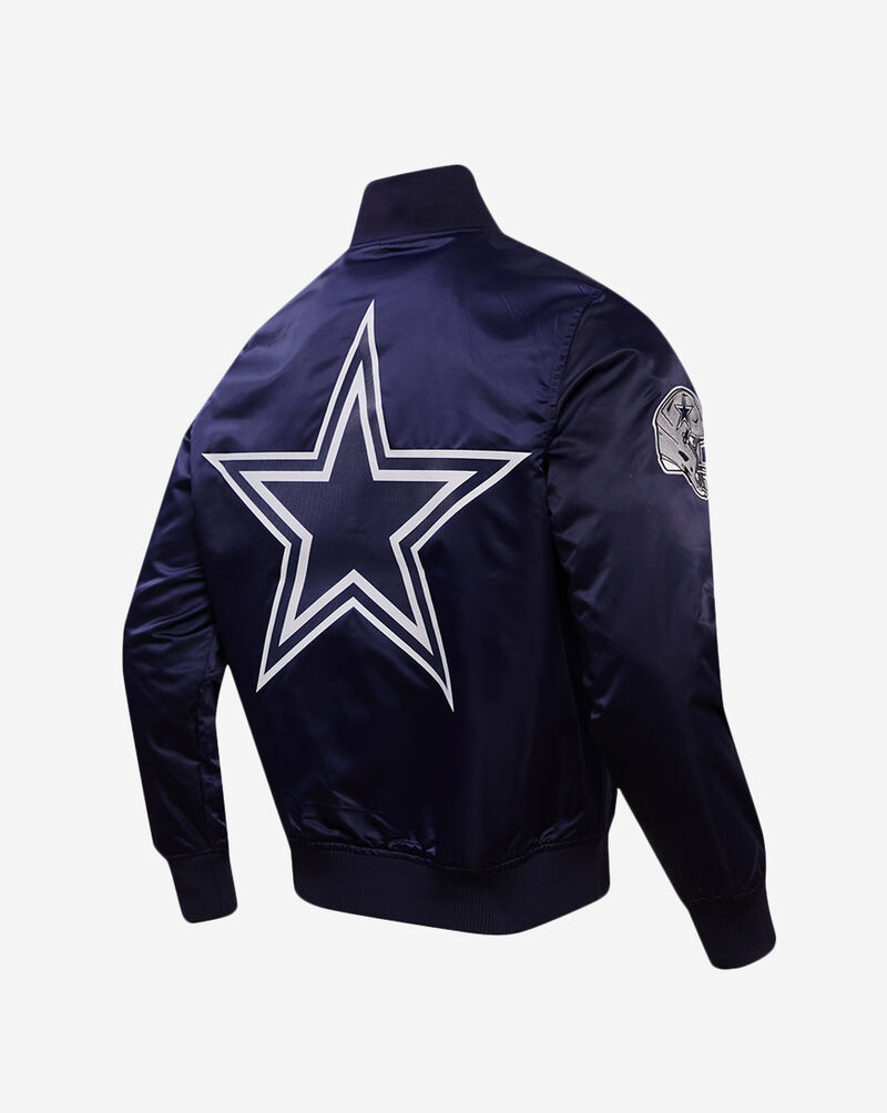 PRO STANDARD Dallas Cowboys Big Logo Satin Jacket FDC6410303-MDN Blue 3