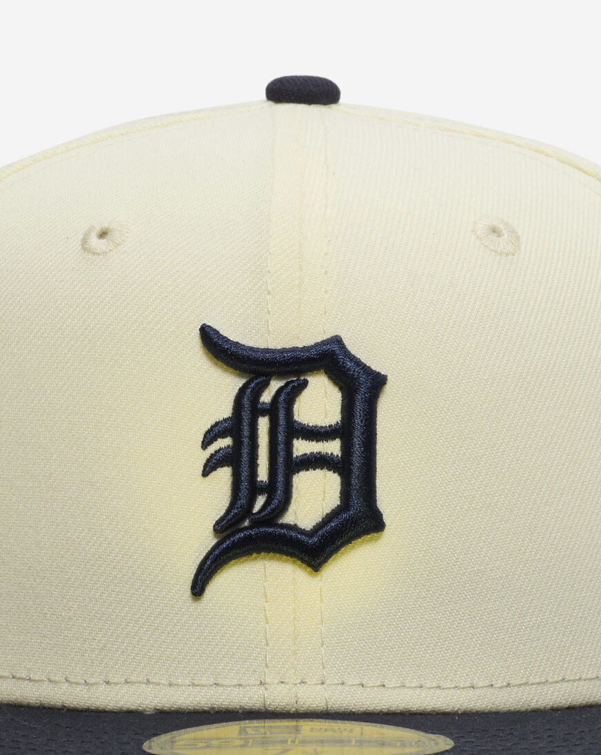 Shop New Era 59Fifty Detroit Tigers Fitted Hat 60956041 cream