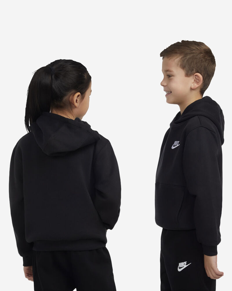 Nike Little Kids' NSW Club Fleece Pullover Hoodie 86L088-023 Black 2