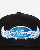 Field Grade God's Favorite Full Twill Trucker Hat 1006261 Black 2