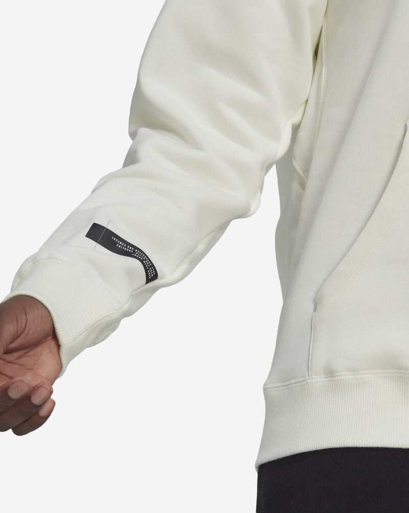 adidas Oversized Fleece Hoodie HM2852 White 6