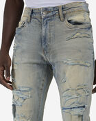 Jordan Craig 5Pkt Rip Repair Jeans JS3208-ICED Blue 3