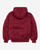 New Era Alpha Industries Historic L-2B Philadelphia Phillies Hooded Bomber Jacket 60564155 Red 3