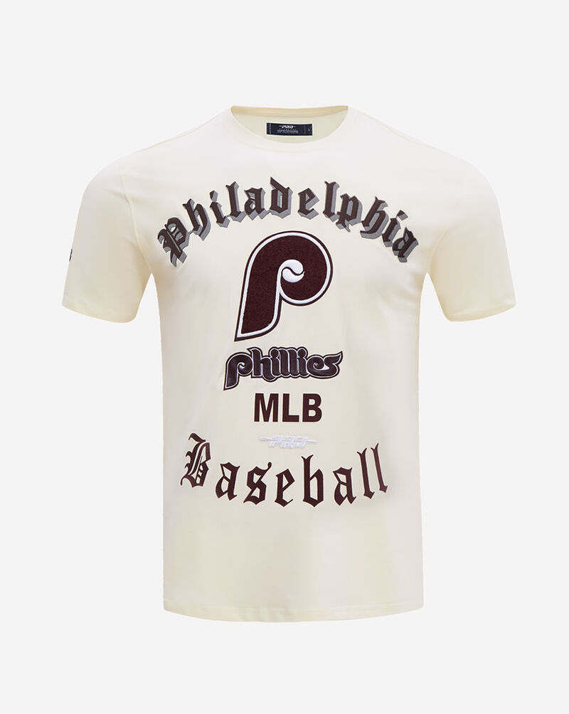 PRO STANDARD Philadelphia Phillies Retro Old English Tee LPH133505-EGG cream 1