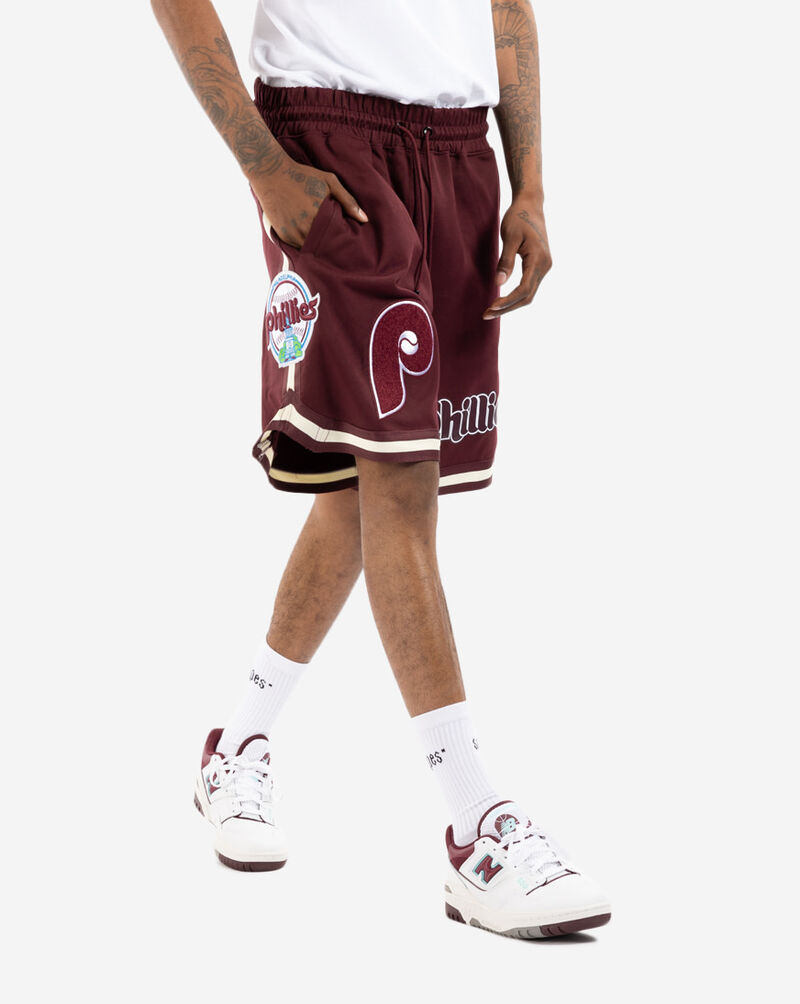 PRO STANDARD Philadelphia Phillies Chenille Team Shorts LPH331612-WNE Red 2