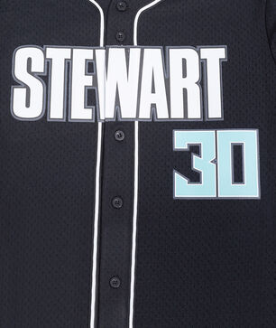 New York Liberty Breanna Stewart #30 Classic Mesh Button-Down Shirt
