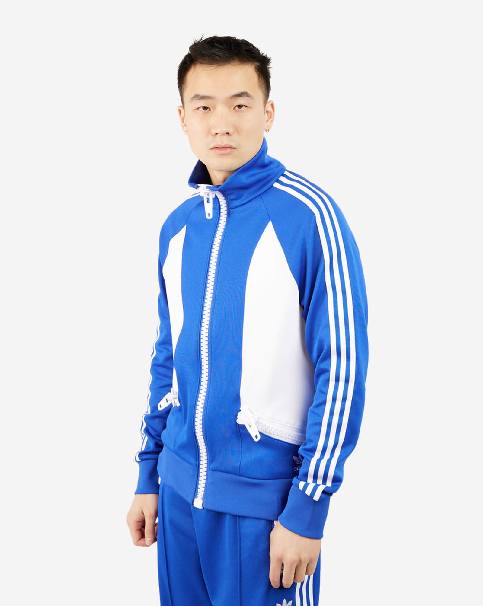 Shop adidas Jeremy Big Zip Jacket blue | SNIPES USA