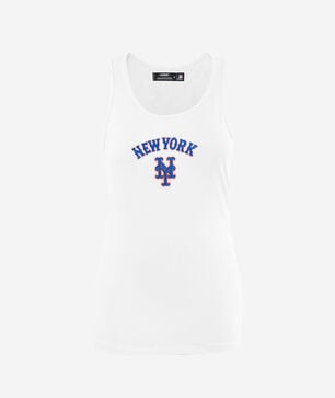 New York Mets Classic Relaxed Fit Racerback Tank Top