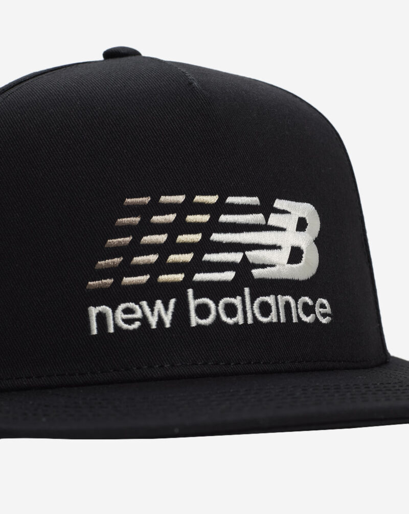 New Balance 5 Panel A-Frame Flat Brim LAH51037-MLT Black 2