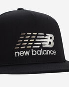 New Balance 5 Panel A-Frame Flat Brim LAH51037-MLT Black 2