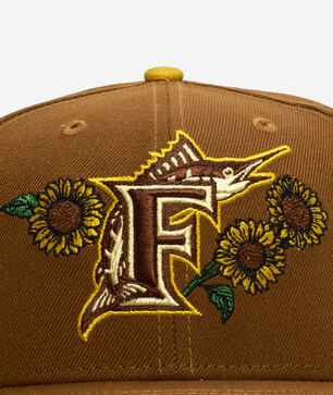 59Fifty Florida Marlins Sunflower Fitted Hat