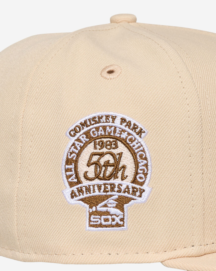 Shop New Era 59Fifty Chicago White Sox Fitted Hat 71015760 cream