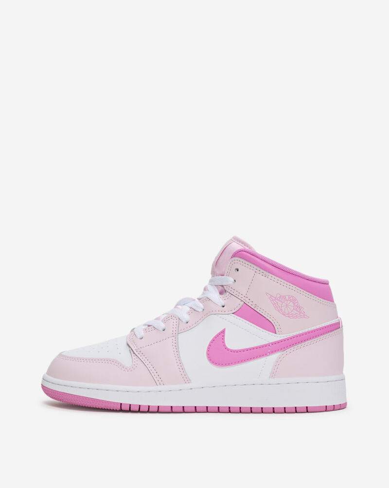 Jordan Big Kids' Air Jordan 1 Mid DQ8423-601 Pink 1