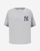 PRO STANDARD Big Girls' New York Yankees Classic Boxy Tee LNYBA315081-HGR Grey 1