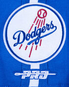 PRO STANDARD Big Boys' Los Angeles Dodgers Taping Tee LLDB1315564-DBL Blue 4