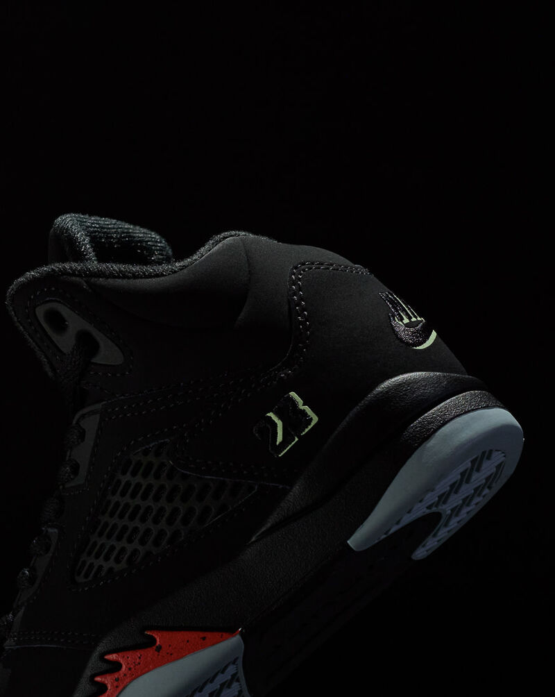 Jordan Little Kids' Air Jordan 5 Retro "Halloween" HQ7979-001 Black 8