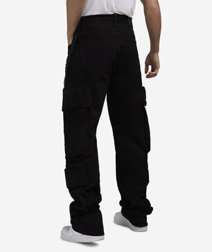 Baggy Cargo Pants With Chain