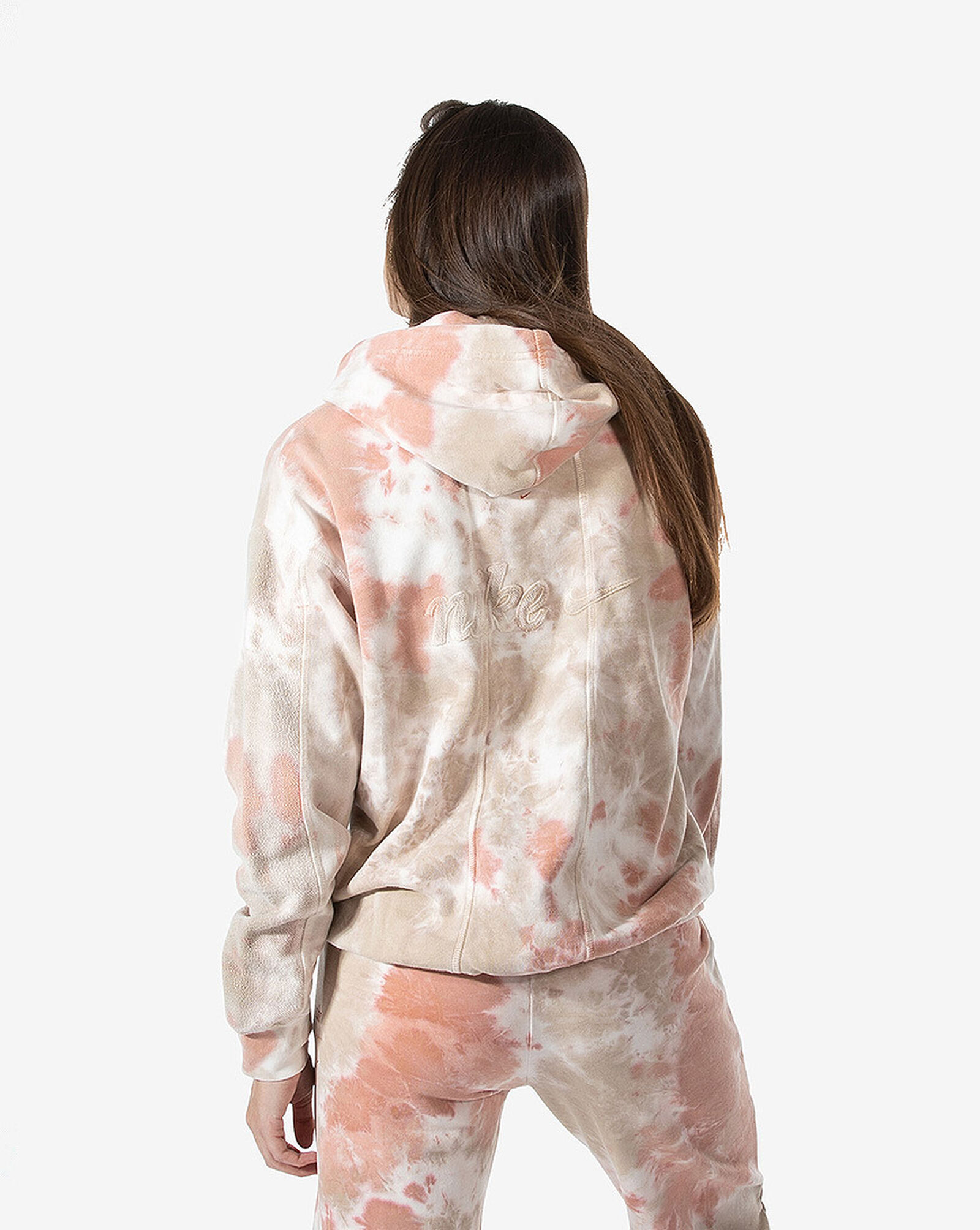 Tie dye fleece pullover Clearance