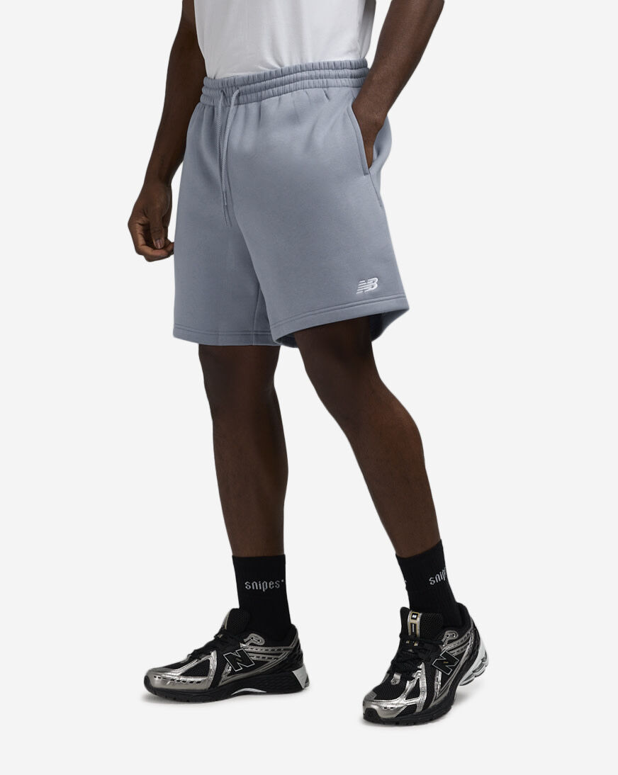 Shop New Balance Essentials Fleece Shorts MT41504-DUS blue