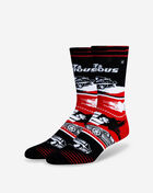 Odd Sox Fast and Furious Mash Up Crew Socks (L) 38025MONCD Multi 1