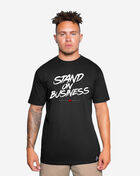 Hasta Muerte Stand On Business Tee HM-STANDONBUSINESS-TEE-BLACK Black 1