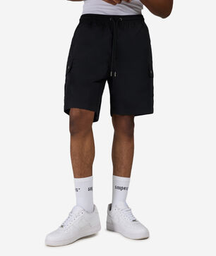 Nylon Cargo Shorts