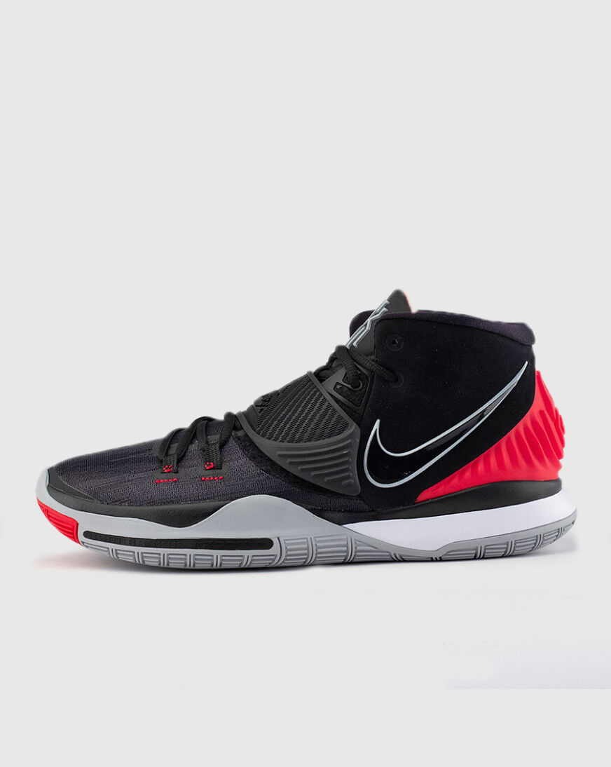 kyrie shoes red and black