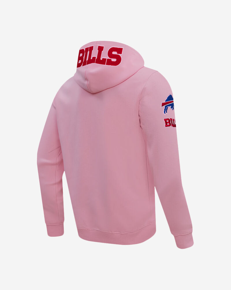 PRO STANDARD Buffalo Bills Classic Chenille Double Knit Pull Over Hoodie FBB5410172-PNK Pink 3