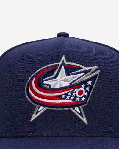 9Fifty Columbus Blue Jackets A-Frame Basic Snapback Hat  9Fifty Columbus Blue Jackets A-Frame Basic Snapback Hat
