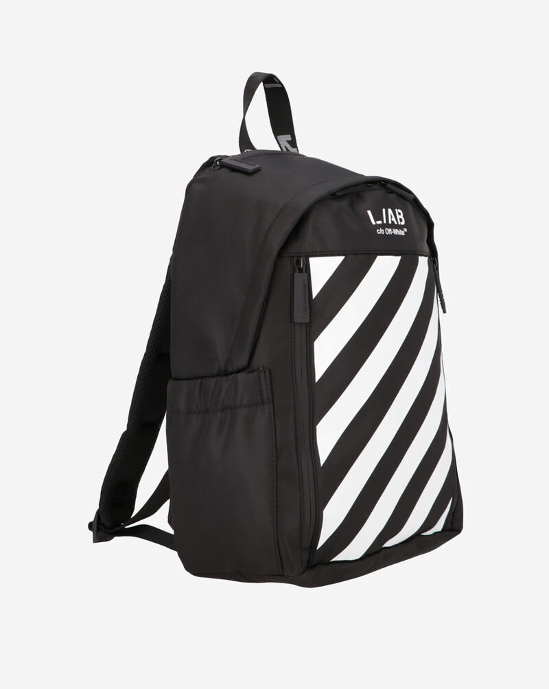 L/AB c/o Off-White L/AB Diagonal Tab Backpack LAB0021BLK Black 2