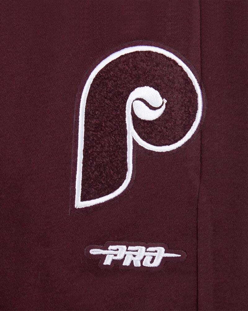 PRO STANDARD Big Boys' Philadelphia Phillies Classic Fleece Sweatpant LPHB4315077-WNE Red 2