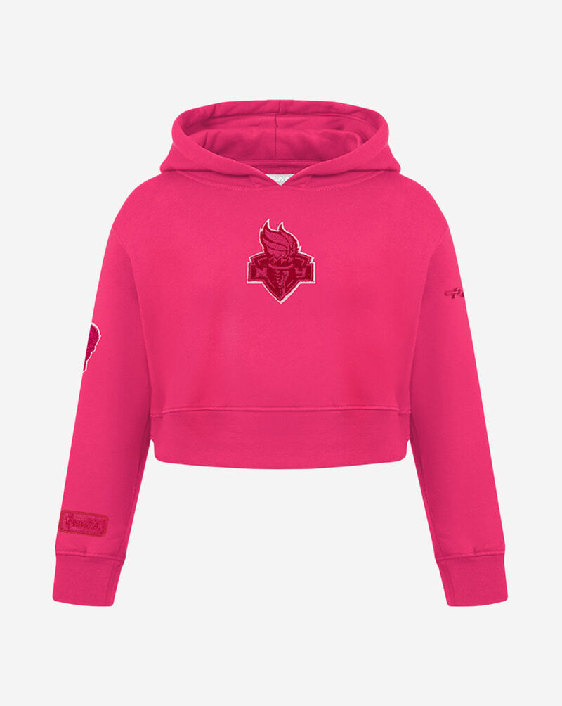 PRO STANDARD Big Girls' New York Liberty Classic Triple Pink Pullover Hoodie WNLBC70124-BPU Pink 1