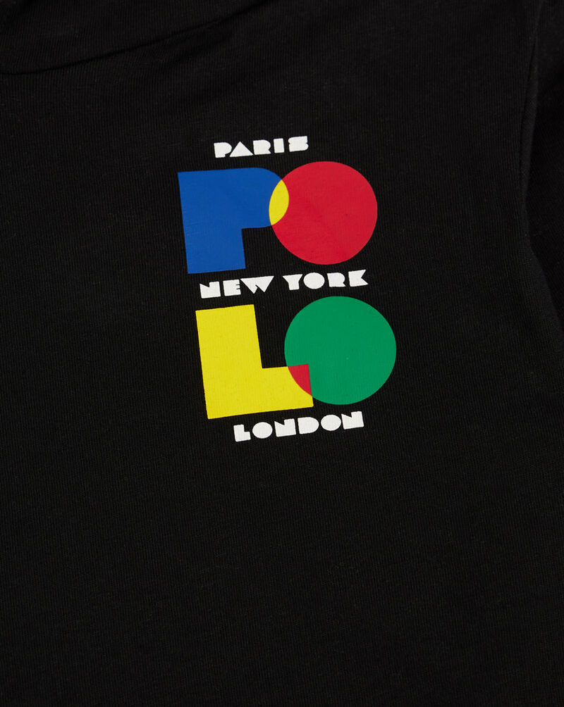 Polo Ralph Lauren Pre-School Logo Cotton Jersey Hooded Tee 322934259001-BLK Black 2
