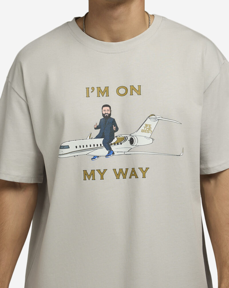 WE THE BEST Im On My Way Tee WTB007-02946 Grey 3