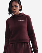 Nike NSW Phoenix Fleece Shrunken Hoodie IM7494-652 Red 4