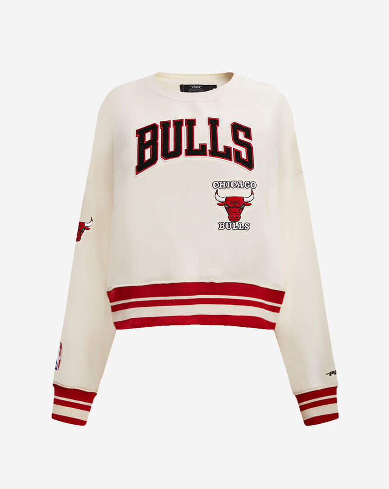 PRO STANDARD Chicago Bulls Retro Classic Fleece Crewneck BCBC56222-ERD cream 1
