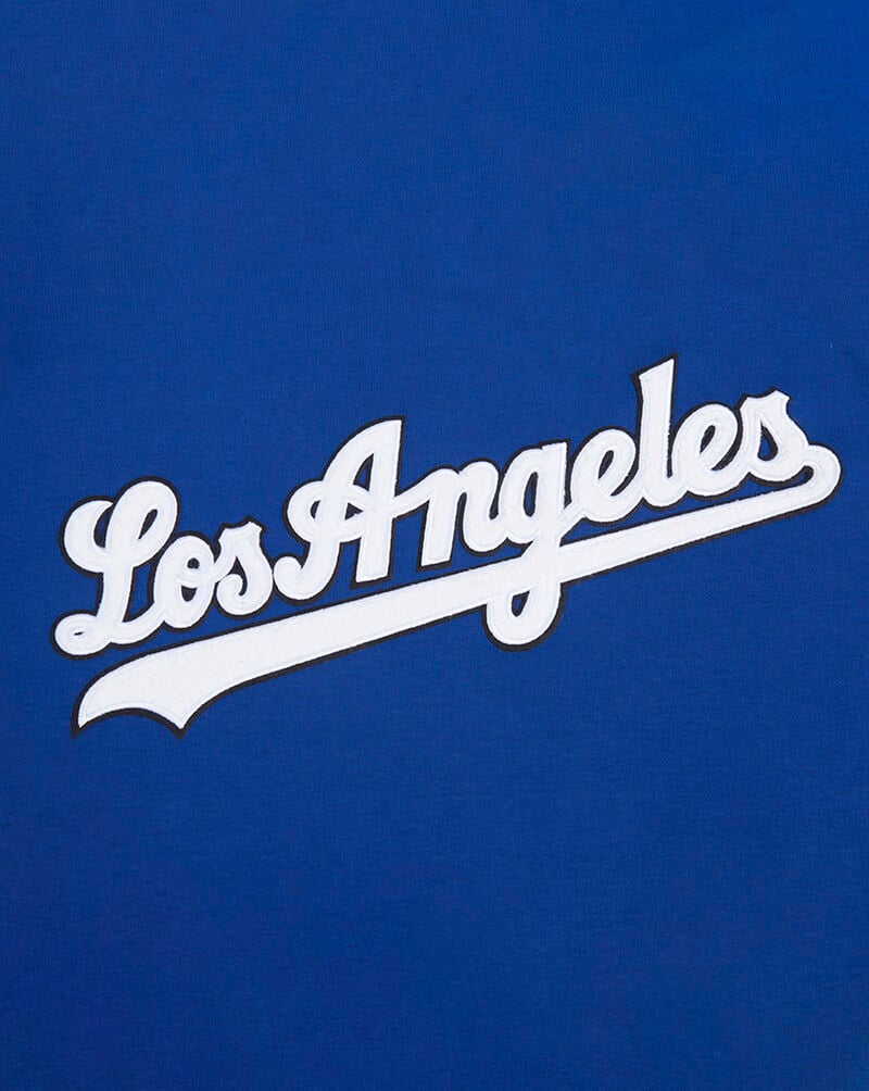 PRO STANDARD Los Angeles Dodgers Short Sleeve Classic Chenille Double Knit Tee  LLD131900-DBL Blue 2