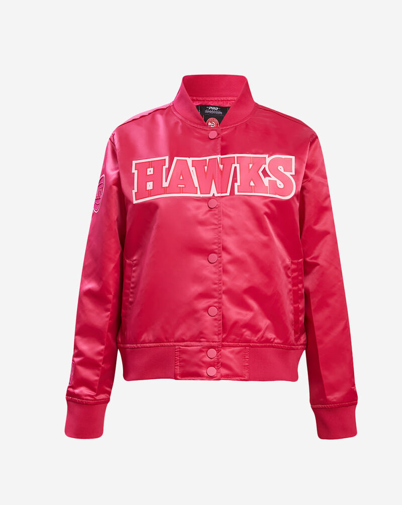 PRO STANDARD Atlanta Hawks Triple Pink Satin Jacket BAHU59238-BPU Pink 1