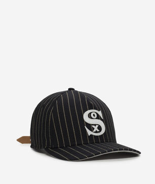 9Forty Chicago White Sox A-Frame Dotted Pinstripe Energy Snapback Hat 