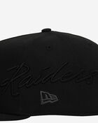 New Era 9Fifty Las Vegas Raiders Script A-Frame Snapback Hat 60957154 Black 2
