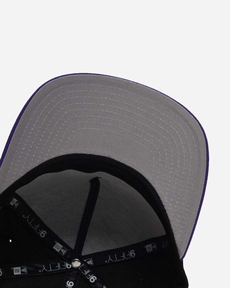 New Era 9Fifty Toronto Raptors Metallic A-Frame Snapback Hat 71104632 Black 4