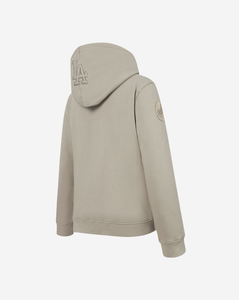 PRO STANDARD Big Boys' Los Angeles Dodgers Neutral Fleece Pull Over Hoodie LLDB5315084-TAU Beige 3