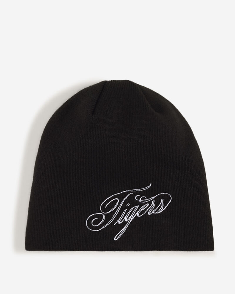 New Era Detroit Tigers Script Oversized Logo Knit 60981481 Black 1