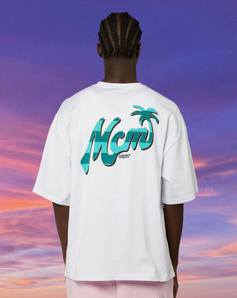 MCM MCM x SNIPES Miami T-Shirt SFM252-001-2-WHT White 3