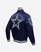 PRO STANDARD Dallas Cowboys Mashup Rib Satin Jacket FDC6410582-MDN Blue 3